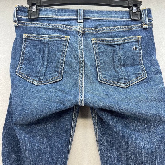 rag & bone Women's Skinny Jeans Size 25 (2) Medium Denim Wash - Picture 9 of 14